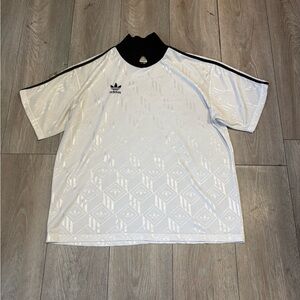 Vintage 90s Made In USA Men’s Adidas Collared Shirt White Size Large